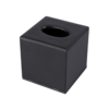 Cubo Polipiel Negro Dispensador Toallitas